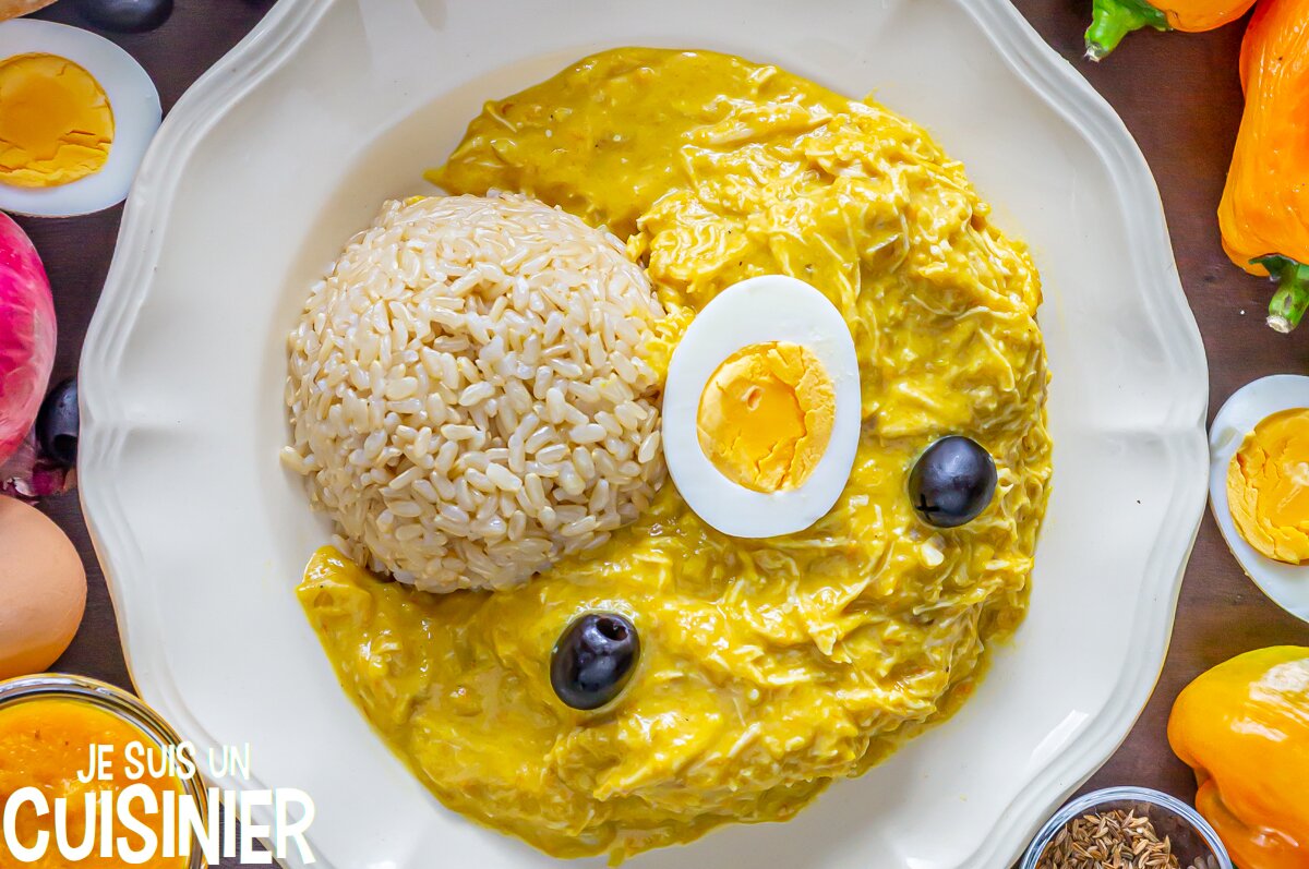 Aji de gallina ou aji de poulet